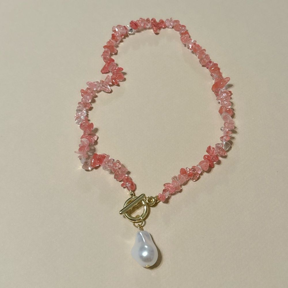 Beadedโboho necklace N636